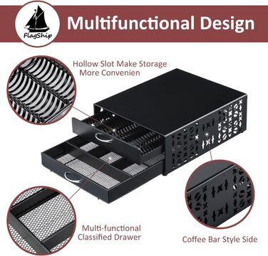 Тримач для капсул Vertuo, аксесуар для кави, органайзер для капсул Nespresso, велика місткість, підходить для всіх розмірів, кавостанція для кав'ярні