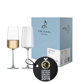 Набір келихів для вина Zwiesel Glas Vivid Senses (2 шт), Tritan-кристал, Made in Germany, об'єм S. Фільгранні келихи, придатні для миття в посудомийній машині.