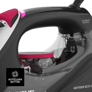 Праска Taurus 2800 Вт з регулюванням температури та подачі пари, керамічна підошва, система захисту від накипу та Anti-Drop, водяний спрей