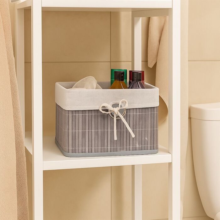 Набір кошиків для зберігання Relaxdays з бамбука