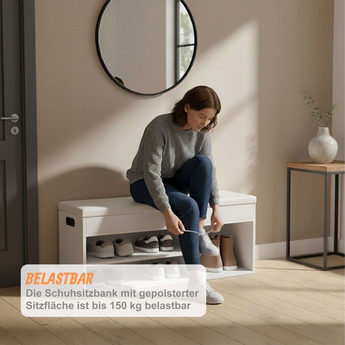 Сховище для взуття Relaxdays з місцем для зберігання