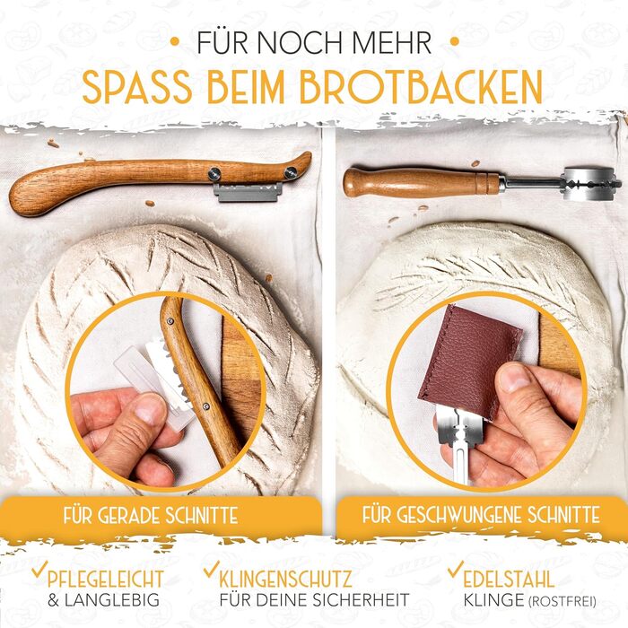 Набір для заквашування хліба Krustenzauber: 2 гнізда для бродіння, 600 мл закваски, аксесуари для випічки