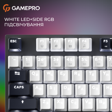 Дротова механічна клавіатура GamePro Genesis Metallic (MK144B) 100% Red switches