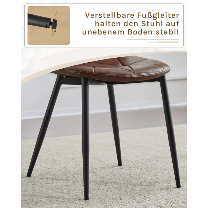 Стільці для їдальні Lestarain з підлокітниками, для кухні, вітальні, їдальні, м'які, з оксамитовим покриттям, металеві, ергономічний дизайн, темно-зелений