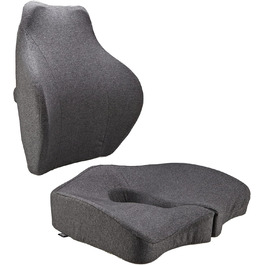 Набір ергономічних подушок JFT Performance: комплект сидіння та спинки для здорової спини та комфортного сидіння