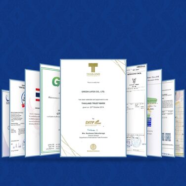 Подушка з 100% натурального латексу: ергономічна підтримка шиї для тих, хто спить на боці та на спині. Регульована ортопедична подушка. Без пінополіуретану. Розмір: 60x40x12x10 см. Білий колір.