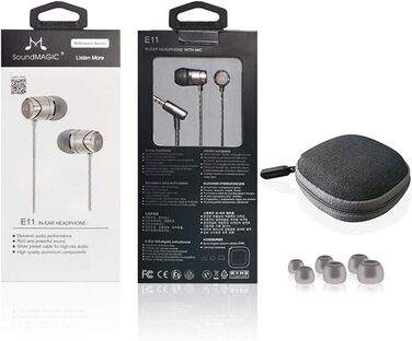 Навушники-вкладиші SoundMAGIC E11 Hi-Fi з шумозаглушенням, гарнітура Гвинтівка