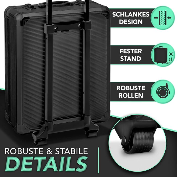 Набір інструментів TRESKO 1400 предметів у кейсі: професійний валіза з інструментами з Cr-V сталі (зелений)