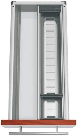 Лоток для столових приборів Blum, набір полиць-перегородок, сірий (KB 275-349 мм, NL 500 мм)