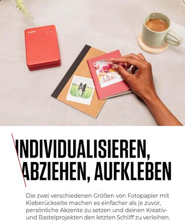 Canon Selphy QX20 – Портативний принтер для фотографій з Wi-Fi, термосублімаційний друк, USB-C зарядка, білий (без чорнил/паперу)