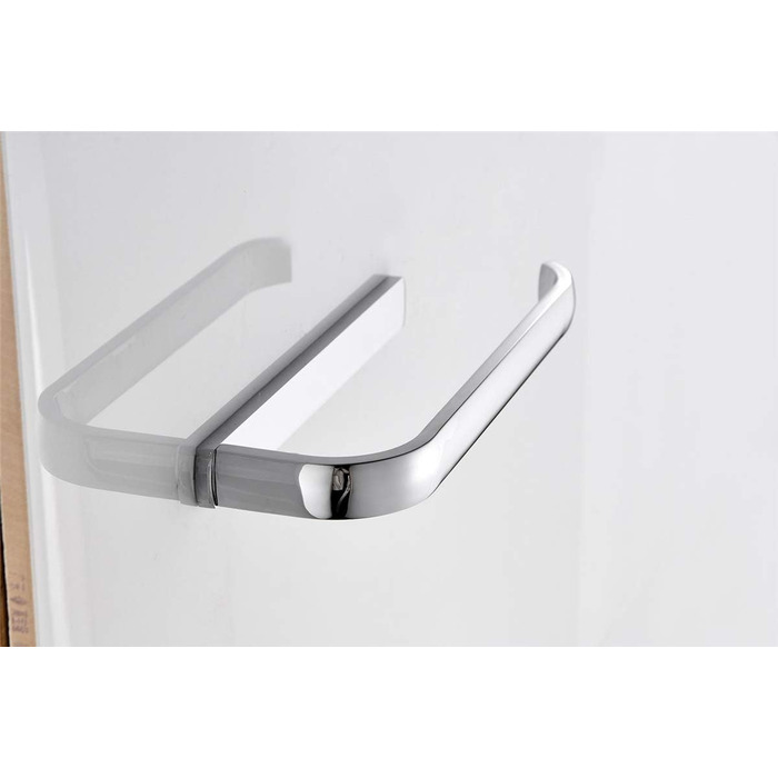Кільце для рушника Fly Bath відкрите латунне полотенцесушитель для ванної кімнати настінний полотенцесушитель світло-сріблястий хромований