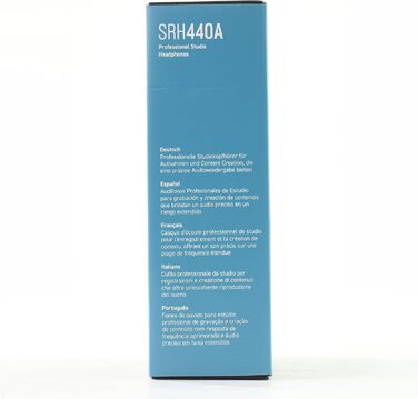 Накладні дротові навушники Shure SRH440A, студійного класу, розширена частотна характеристика - 2022 Gen 2