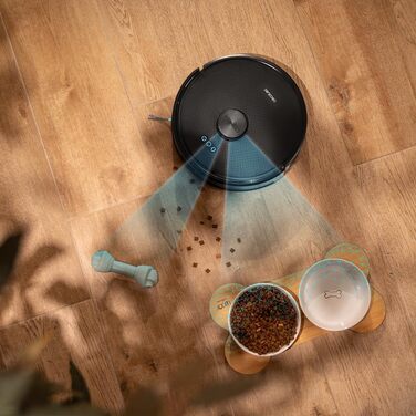 Робот-пилосос Cecotec Conga Y70 з лазерною навігацією, 20000 Па, акумулятор 4500 мАг, силіконова щітка для тварин, площа прибирання до 180 м²