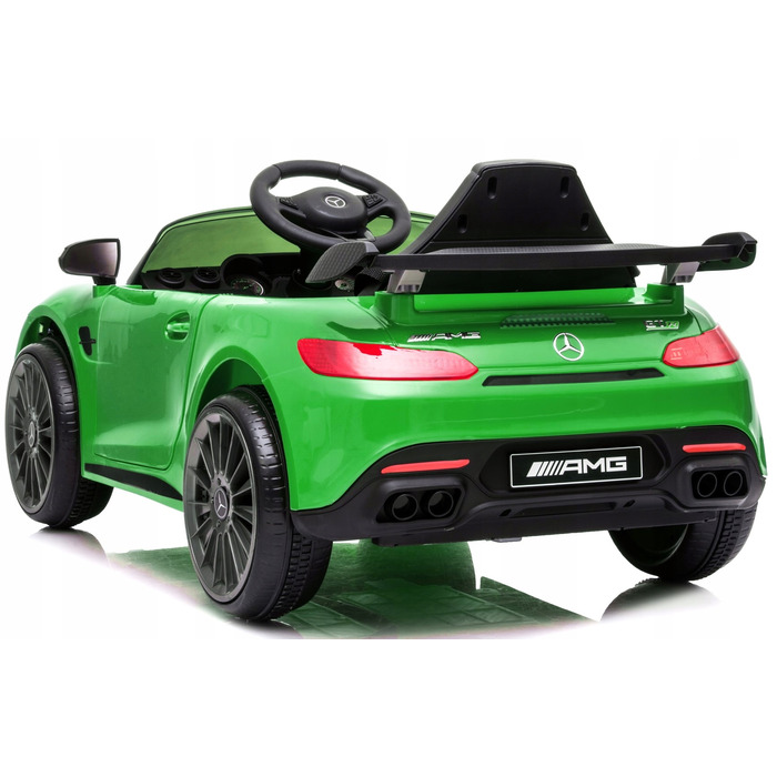 Дитячий електромобіль Mercedes AMG GTR зі шкіряним салоном, EVA