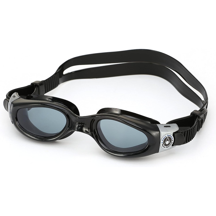 Окуляри для плавання Aquasphere Kaiman компактні чорно-темні окуляри Kaiman