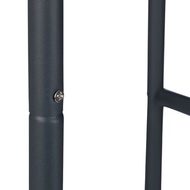 Стильна металева полиця для дров Relaxdays