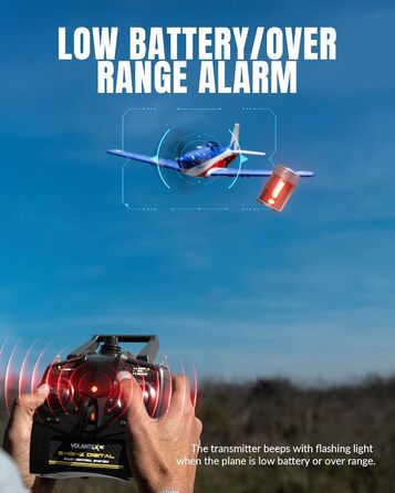 Літак на радіокеруванні VolantexRC 761-5 P-51 Mustang RTF 4-канальний, з Xpilot стабілізацією, для початківців, готовий до польоту