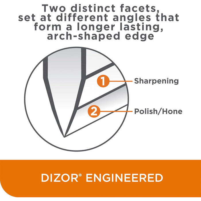 Точилка для ножів Chef's Choice Diamond Manual, 23.8 x 5.1 x 7.0 см, чорний/сріблястий