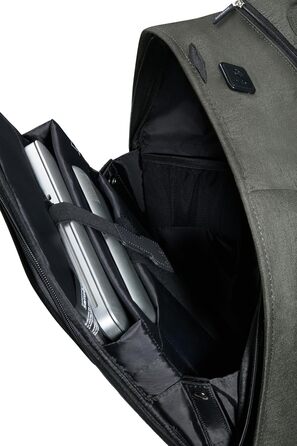 Рюкзак для ноутбука Samsonite Securipak 15.6', 44 см, 17 л, сірий/зелений