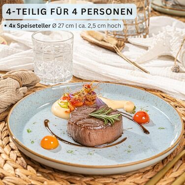 Набір кавових чашок SÄNGER Rio (6 шт.) з кераміки, 430 мл, для кави та чаю, безпечні для миття в посудомийній машині та використання в мікрохвильовій печі, VALUE COLLECTION