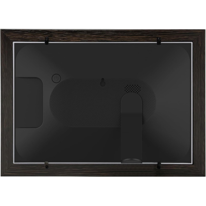 Цифровий фоторамка Cytem 10.1 дюйма | Wi-Fi, FrameO Software, 32GB, Сенсор руху, Автоматичне повороту, IPS 16:10, Touchscreen, Коричневе дерево