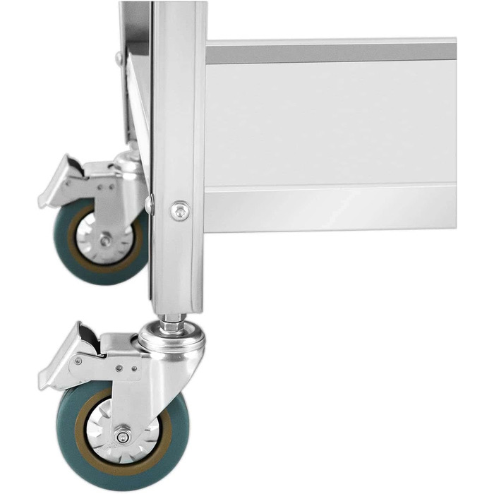 Сервізний візок Royal Catering RCGW 12 з 2 поличками, 80 x 57 x 3,5 см, 100 кг, нержавіюча сталь