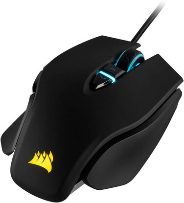 Клавіатура Corsair з мембранними клавішами, IP42, захист від пилу та вологи, 6 макро-клавіш, сумісна з Elgato, iCUE, QWERTZ DE, для PC, Mac, Xbox, чорна