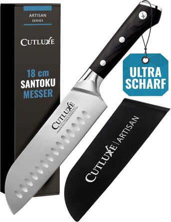 Ніж для шинкі та м'яса Cutluxe – 30 см, преміум-якість, сталь, ергономічна ручка, з піхвою, серія Artisan