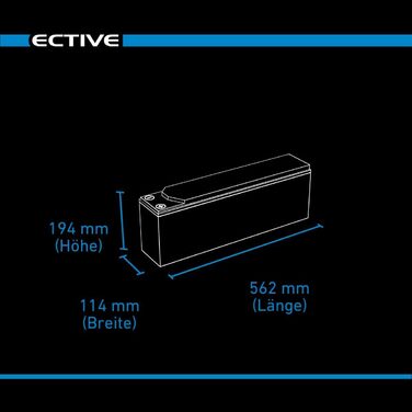 Акумулятор DC230-12V, 230Ah, акумулятор VRLA глибокого циклу, сонячна батарея, акумулятор для човнів, акумулятор для кузова для караванів, кемперів (100 Ач)