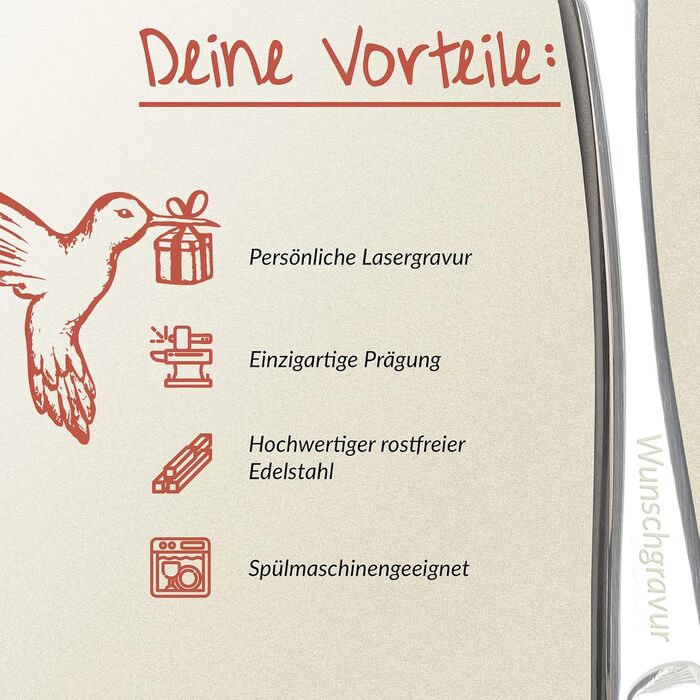 Дитячий столовий набір з гравіюванням 