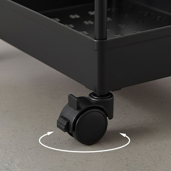 Трьох'ярусна візок Relaxdays