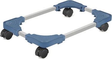 Підставка для ПК Liitrton Mobiler - регульована, з колесами, біла/блакитна