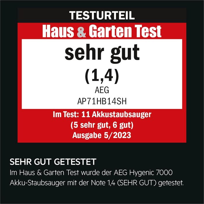 Акумуляторний пилосос AEG ÖKO AP71UB14AM: потужний, легкий (2.2 кг), ергономічний, з перероблених матеріалів, до 50 хв роботи, 120 м², 2-в-1, 5-рівнева фільтрація, для всіх поверхонь, автоматичний, сірий