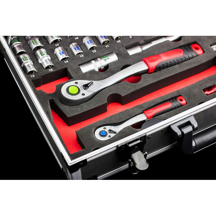 Набір інструментів Meister 131 предметів Knipex & Wera в алюмінієвому кейсі - професійний валіза з інструментами для майстрів