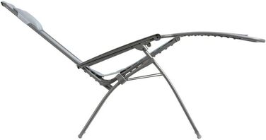 Крісло-шезлонг Lafuma Relaxsessel Zero Gravity R Clip - розкладне для тераси та саду, Batyline®, Франція (Himmelblau)