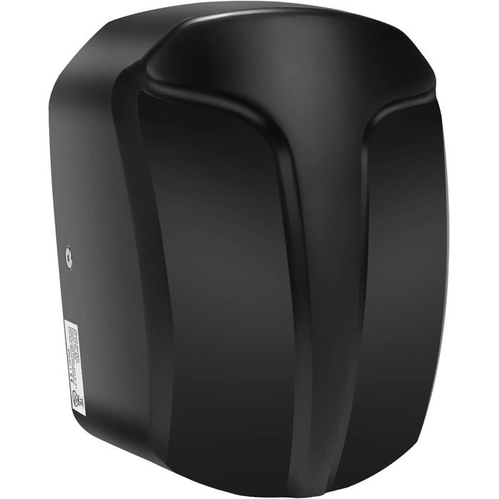 Електричний сушар для рук QL автоматичний, з HEPA-фільтром, нержавіюча сталь, для ванної кімнати та туалету, 1150W, чорний