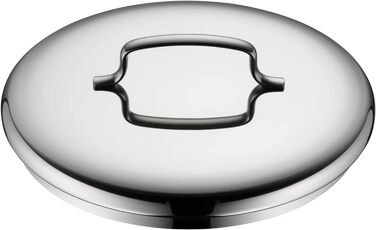 Пароварка WMF Mini з металевим кришкою, 16 см, 1,5 л, Cromargan® нержавіюча сталь, для індукційних плит, компактна, ідеальна для невеликих порцій та одноосібних домогосподарств