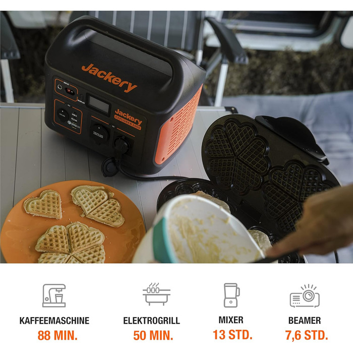 Jackery Explorer 1000: портативна електростанція, 1002Wh, 230V/1000W (пікова 2000W), USB, QC, для кемпінгу та подорожей