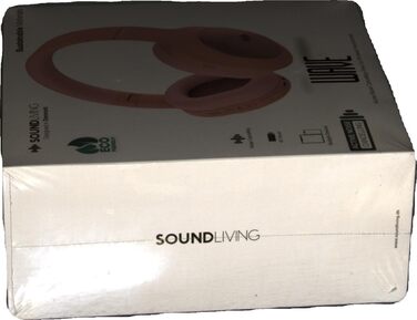 Накладні навушники SOUNDLIVING Wave Bluetooth 5.0, шумозаглушення, час відтворення 40 годин, Hi-Fi, рожевий