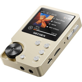 MECHEN M30 Hi-Res MP3-плеєр, HiFi цифровий аудіоплеєр з підтримкою DSD, FLAC, DAC, CUE, без втрати якості, портативний DAP, 64ГБ карта пам’яті, підтримка до 256ГБ