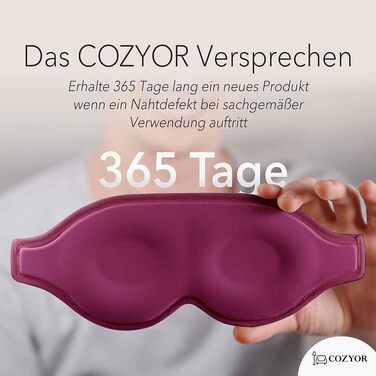 Набір для подорожей Cozyor 4-в-1: подушка для шиї, маска для сну, надувна подушка та плед 2-в-1, беруші, з кріпленням для рюкзака та валізи, червоний