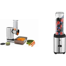 Електричний слайсер для овочів WMF Küchenminis Salat to go: 5 насадок, салатозбірник, Box