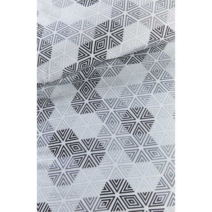 Постільна білизна Irven чорно-сіра пастельна Розмір 135х200 см (80х80 см)