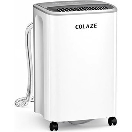 Електричний осушувач повітря COLAZE, 12л/24г, для приміщень до 120м³, тихий, з цифровим дисплеєм, для підвалу, спальні, ванної кімнати