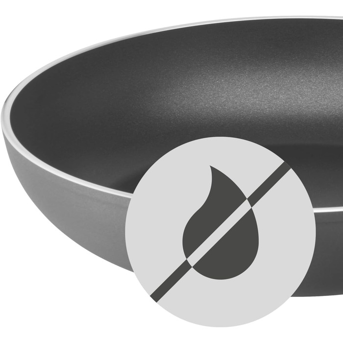 Сковорода WMF Permadur Inspire 24 см, алюміній з антипригарним покриттям PermaDur, ергономічна ручка, для всіх типів плит