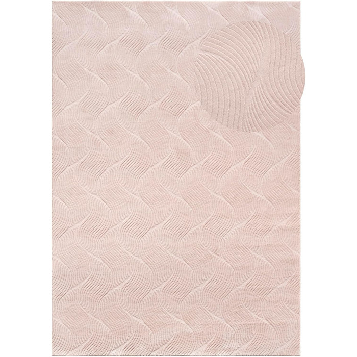 Килимок для ванної кімнати Taracarpet, зелений з листям, 80x150 см, антиковзаючі, миючий, для ванни та душу