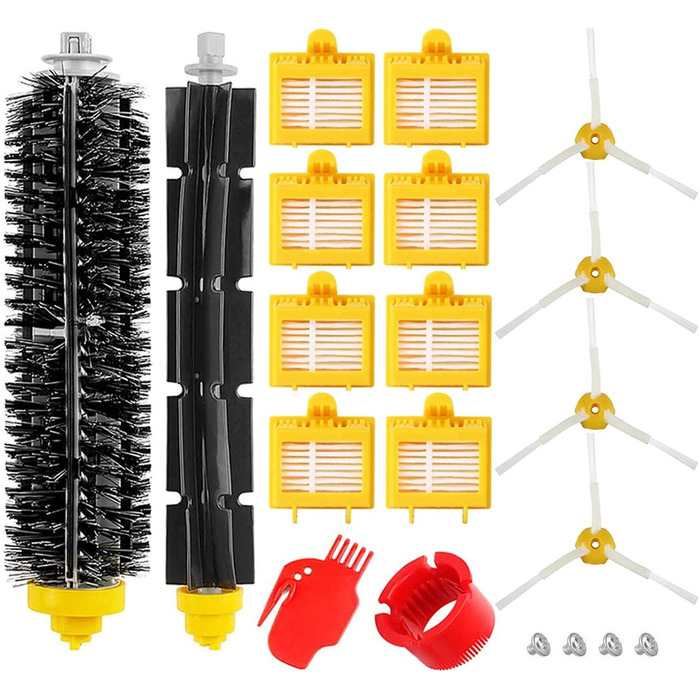 Комплект для заміни аксесуарів для iRobot Roomba i8 i8 / i8 Plus i7 i7 / i7 Plus i6 i6 i4 i4 i3 i3 і E5 E6 E7 (запасні частини для iRobot Roomba серії 700)