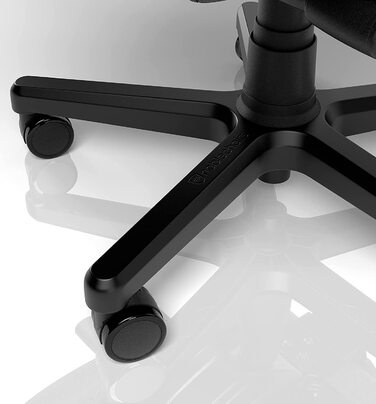 Крісло ігрове Noblechairs Epic Compact TX, ергономічне, сіре, з підтримкою голови та попереку, для тіла до 120 кг, дихаюча тканина