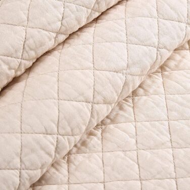 Комплект постільної білизни Lush Decor AVA Quilt Diamond Pattern з 3 предметів - синій (король, рум'яна)