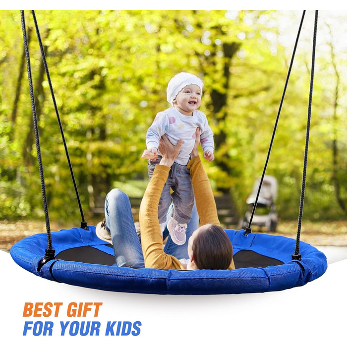 Шоукель REDCAMP Ø 110 см, водостійкий Textilene, для саду та майданчика, блакитний